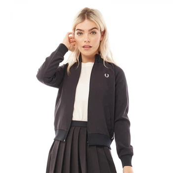 Спортивна куртка Fred Perry Women Tape Detail Track Navy Black Navy, XS (42) (11367592)