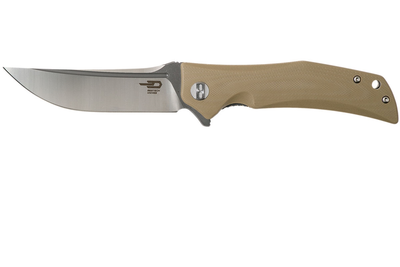 Карманный туристический складной нож Bestech Knife Scimitar Beige BG05C-1