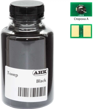 Тонер и Чип для OKI B512DN АНК Black 250г 3203079