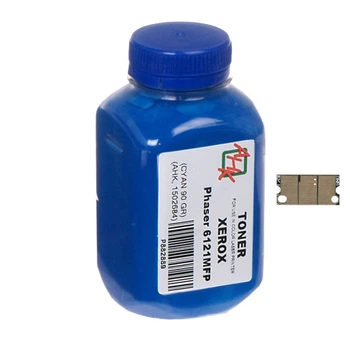 Тонер и Чип для Xerox Phaser 6121 АНК Cyan 90г 1502685