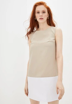 Женское платье Подіум Amanda 21346-BEIGE S Бежевый