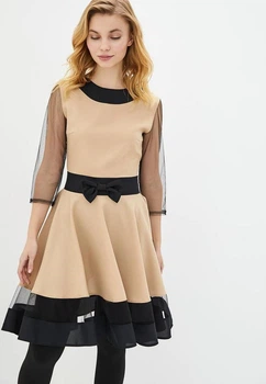 Жіноче плаття Подіум Comely 23981-BEIGE L Бежевий