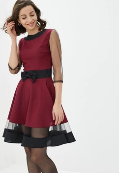 Женское платье Подіум Comely 23981-BORDO S Бордовый
