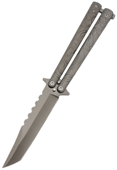 нож складной A282 Серый Паук Без бренда (t2573)