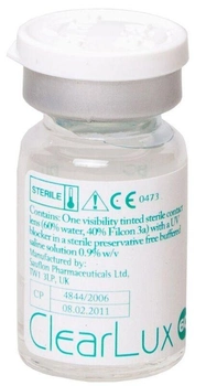 Контактные линзы Sauflon Clearlux 60 UV (Упаковка 1 шт) -2.5