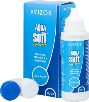 Розчин для контактних лінз Avizor AquaSoft Comfort 120 мл
