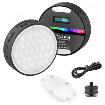 Накамерный свет Ulanzi VIJIM R66 RGB LED с регулятором яркости димируемая светодиодная панель