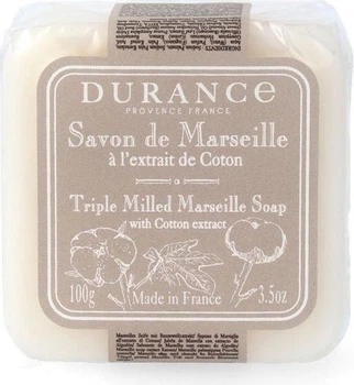 Мило марсельське Durance Triple Milled Marseille Soap 100 г Квіти бавовни