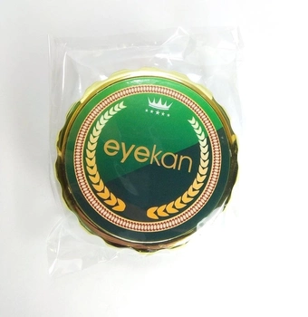 Дорожній набір для контактних лінз Eyekan Bottle Cap зелений