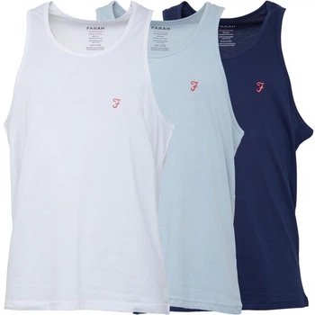 Майка FARAH Vestire Lounge Vests Multi Blue 3 шт, XL (50) (10497025)