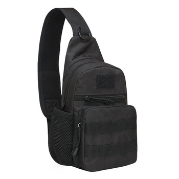 Рюкзак тактический на одно плечо AOKALI Outdoor A14 2L Black (K/OPT2-5368-16908)