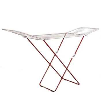 Сушка для белья напольная Stenson Classic MH-2717-red 180х50х105 см красная