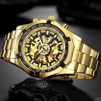 Часы наручные Forsining Gold-Black 1059-0012
