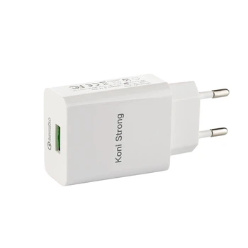 Адаптер сетевой KONI STRONG KS50 |QC3.0, 1USB, 3A| серый