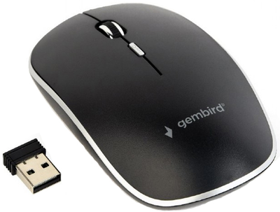 Мышь Gembird MUSW-4B-01 Wireless Black