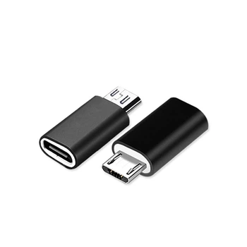Адаптер Переходник Type-C -мама на microUSB GT Black (WE050981)