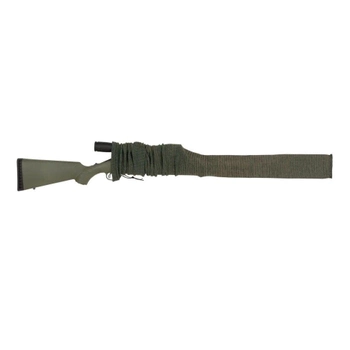 Чохол збройовий Allen Knit Gun Sock еластичний 132 см зелений/сірий (133)