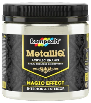 Емаль акрилова METALLIQ KOMPOZIT Перлина 0.5кг