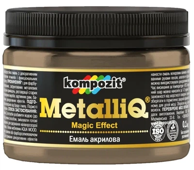 Емаль акрилова METALLIQ KOMPOZIT Римське золото 70 г