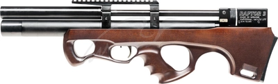 Гвинтівка пневматична Raptor 3 Compact Plus HP PCP кал 4,5 мм Коричнева чохол в комплекті