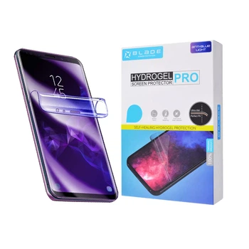 Гидрогелевая плёнка для Motorola G30 Blade (Pro) Противоударная Глянцевая Anti-blue На экран Под Чехол
