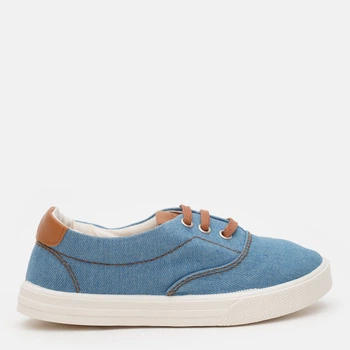 Детские кеды для мальчика OLDCOM Brooklyn Denim 34 Голубые (4841347047398)