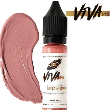 Пигмент Viva Lips 3 для перманентного макияжа, 6 мл