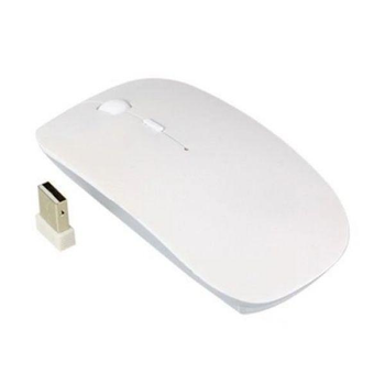 Ультратонка безпровідна комп'ютерна USB-мишка Epik Slim White