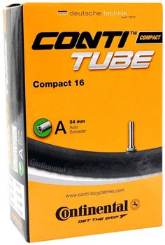 Велокамера Continental Compact 16" Wide 50-305 / 62-305 A34 (181131)
