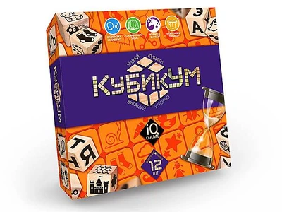 Настільна гра "КубикУм" (укр) DANKO TOYS (G-KU-01U)