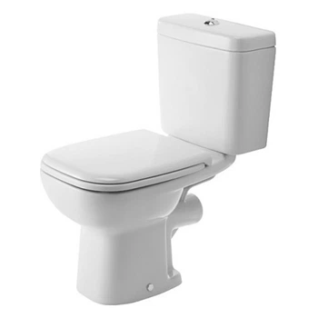 Унітаз підлоговий білий без бачка DURAVIT D-CODE без сидіння випуск в стіну 21110900002