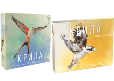 Настольная игра Ігромаг Крылья с дополнением Птицы Океании (укр.) (STM910+1.2)