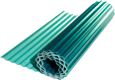 Прозорий шифер Elyplast Стандарт профільований у рулоні 1.5 x 20 м Зелений (GC1520)