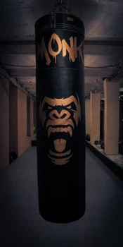Боксерский мешок груша BIG MONKEY кирза 1.2 м черный