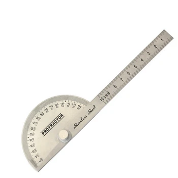 Транспортир S-line с линейкой 180° 100мм (15-660)