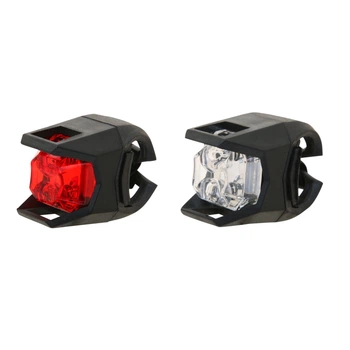 Велосипедная мигалка Kands свет LED 2шт Черный/Белый/Красный (JY-3005)