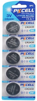 Батарейка литиевая PkCell CR2430 5 шт PC/CR2430)