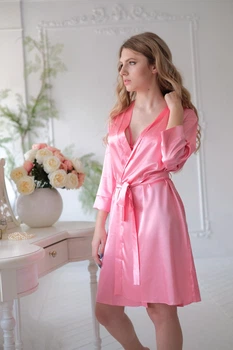 Халат Aniele 17304 Розовый коралл L