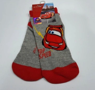 Носки детские ©Disney (Тачки) р 35-38 серые (649)