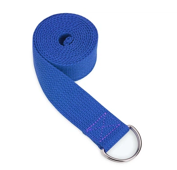 Ремень для йоги YogaLife 183 см Yoga Belt синий (Пояс для занятий йогой и пилатесом)