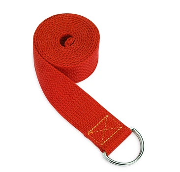 Ремінь для йоги YogaLife 183 см Yoga Belt помаранчевий (Пояс для занять йогою і пілатесом)