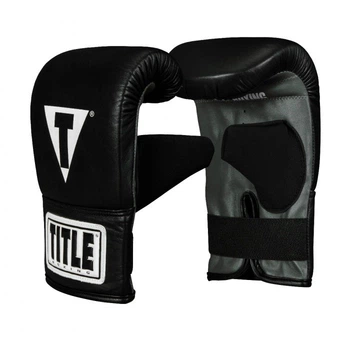 Снарядные перчатки (Битки) TITLE Pro Leather Bag Gloves 3.0 черный L/XL (01056)
