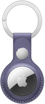 Кожаный брелок Apple для AirTag с кольцом для ключей Wisteria (MMFC3ZM/A)