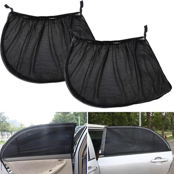 Сонцезахисні шторки для авто, універсальні 2 шт, сітки на вікна авто від сонця (VS7003871)