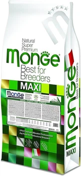 Сухий корм Monge Dog Maxi Puppy&Junior для цуценят великих і дуже великих порід зі смаком курки та рису