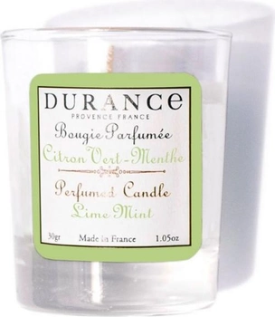 Свеча парфюмированная Durance Mini Perfumed Candle 30 г Лайм-Мята