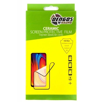 Стекло защитное Dengos Ceramic Film для Samsung Galaxy A02/A02s/A12 (black) (TGCF-01)