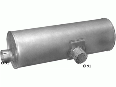 Глушник Вольво Ф406-408, Ф609-616, ФЛ608-619 (VOLVO F406-408, F609-616, FL608-619) din 80334 (Розміри: 246mm; L = 770mm) (75.00)
