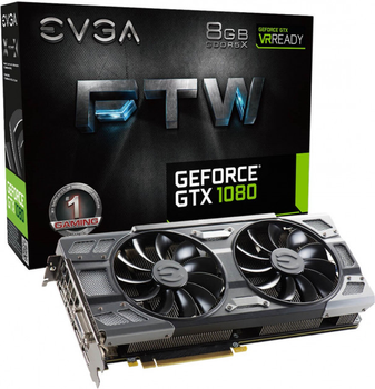 EVGA GeForce GTX 1080 FTW GAMING ACX 3.0 8GB (08G-P4-6286-KR)