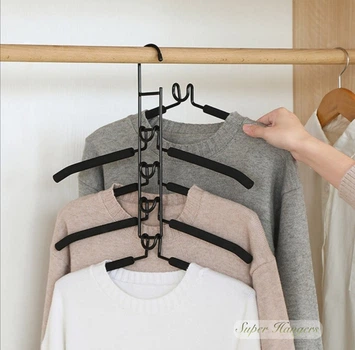 Многоярусные плечики вешалка Hanger MPN5 39 см металлическая на 5 ярусов